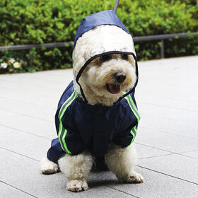 OEM Dog Raincoat Waterproof Dog Coat with Harness Hole