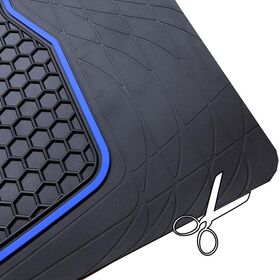 5mm Latex Trunk Mat | REACH & ROHS Certified, All-Weather, Anti-Slip Diamond Pattern Car Floor Liner