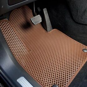 Karpet Mobil EVA Berlian Bersertifikasi REACH dengan Struktur Sarang Lebah, Segala Cuaca, Pas Sesuai Pesanan, Cengkeraman Lebih Baik, Ketebalan 10mm