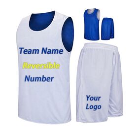 Los mejores conjuntos de uniformes de baloncesto reversibles, transpirables, de diseño moderno, baratos y sublimados