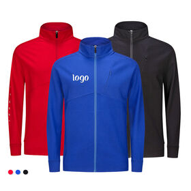Abrigo de Manga Larga Personalizado para Hombre Chaquetas Casuales Deportivas