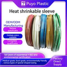 Factory Direct Supply Silicone heat shrinkable tube, high temperature resistant PVDF heat shrinkable sleeve