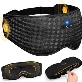 Máscara de Dormir com Fones de Ouvido 3D para Homens e Mulheres, Ideal para Dormir de Lado, Viagens, Insônia, Relaxamento e Meditação
