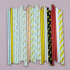 Colorful edible drinking disposable BPA FREE eco friendly biodegradable wheat straws