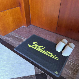Tapis d'Entrée Commercial avec Adhérence Géométrique, Dos en Latex Antidérapant, Résistance Certifiée aux Taches & Séchage Rapide, Zones à Fort Trafic