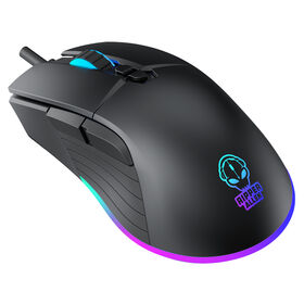 Pabrik Penjualan Laris Mouse Gaming RGB Berkabel Lampu Latar Tikus Komputer dengan 6 Tombol dan 7200dpi untuk Gamer