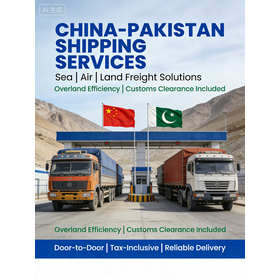 China-Pakistan Sea-Air Freight Forwarding with Pre-Shipment QC Inspection Services