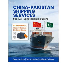 Door-to-Door Service from China to Pakistan with DDP (Delivery Duty Paid) via Sea, Air and Land Transport