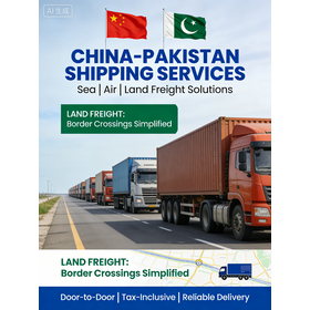 Tür-zu-Tür-Service von China nach Pakistan mit DDP (Delivery Duty Paid) Landtransport