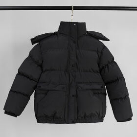 Vestes et manteaux rembourrés à col amovible personnalisé pour femmes