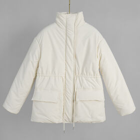 Manteaux et vestes rembourrées avec cordon de serrage personnalisé à la taille pour femmes