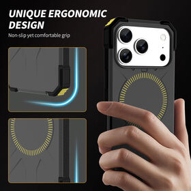 سعر المصنع جديد تمامًا Yota PC+TPU+TPE مضاد للخدش مقاوم للصدمات المغناطيسية مقاوم للغبار غطاء هاتف غير لامع لهاتف iPhone 17 Pro Max