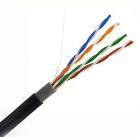 Câble Réseau Ethernet Extérieur CAT5E UTP 1000 pieds 24AWG PVC+PE Fil d'Enterrement Direct Solide