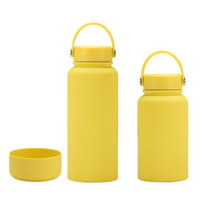 Factory Price Wholesale 650ml 1000ml 1150ml Double Wall Vacuum 304 Stainless Steel Themo Bottle Outdoor Water bottle with Lid