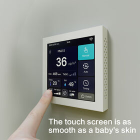 Controlador inteligente de ventilación HRV para HRV Ventilación de techo Monitoreo en tiempo real CO2 PM2.5 VOC Controlador del sistema de ventilación