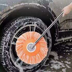 Sunflower Dry Wet Dual-use Stainless Steel Telescopic Car Wash Mop