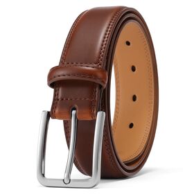 Lot De 20 Ceintures En Cuir Véritable - Destockage Revendeur - Toutes Tailles, Couleur Marron