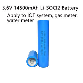 3.6V 14500 ER43615M Li-SOCl2 Battery, OEM ODM Non-Rechargeable Long Lifespan Primary Lithium Battery