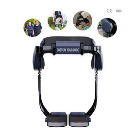 Robotic Leg Exoskeleton Knee Support Gear for Mountaineers Hikers Tension Rope Assistive Device Alleviate Climbing Hiking Burden