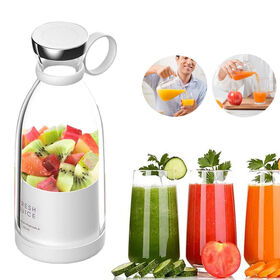 Nueva Licuadora Portátil 3D de 4 Cuchillas, Mezclador USB con Capacidad de 350ml-420ml, Batidora Compacta para Hogar y Viajes