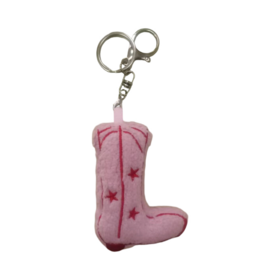100% polyester Cowgirl Boot keychain