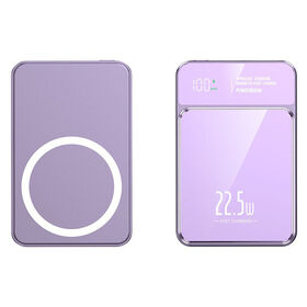External Battery Charger Digital Display Quick Charging 15W Magnetic Wireless Charging Portable Charger Power Bank 10000mAh