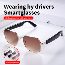 Gafas Inteligentes 2025 MZ02 con Llamada de Voz, Protección UV, Asistente de Voz, Navegación, Auriculares Portátiles Deportivos para Exteriores para Hombres y Mujeres