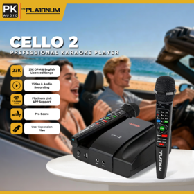 Platinum Karaoke Cello 2 Karaoke Player with over 23K++ English And Opm Songs