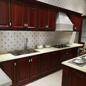 Modular Modern High Quality Wooden Modern White Gray Shaker Door Kitchen Cabinets With Island For Kitchen Furniture