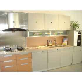 China Factory Wholesale Home Furniture Modern Modular Kitchen Cabinet Cupboard