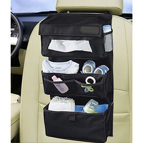 Car back seat organizer storage, new car storage organizer bag, polyester