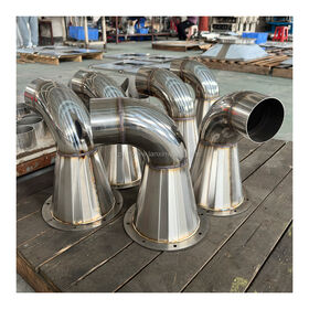 Professional Factory Custom Exhaust Downpipes Stainless Steel Product Tube Bending Welding Process Service