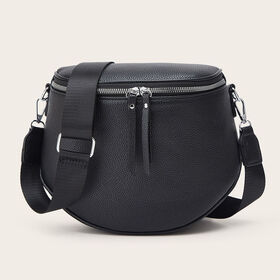 Bolsas transversais femininas da moda, bolsa transversal de couro moderna com alça ajustável, bolsas de ombro femininas, bolsa de peito tiracolo
