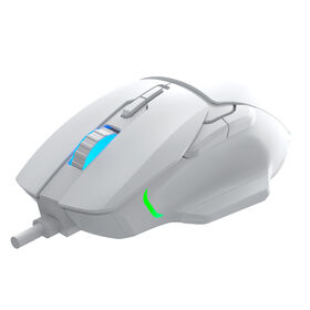 Mouse Gaming USB com Fio, Mouse Gaming Sem Fio Recarregável com Luz de Fundo, Mouses Gaming LED com 7 Teclas 12800dpi para Casa/Escritório/Gamer