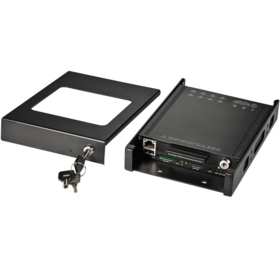 DVR móvil AHD H.265 1080P de 4/8 canales con video en vivo 4G y salida HDMI/VGA para transporte público, con tarjeta SD y disco duro