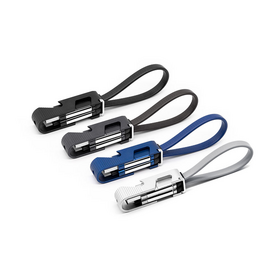 Cabo de Dados de Carregamento 4 em 1 Porta-Chaves Múltiplo e Abridor de Garrafas Alça Universal para Telefone com Suporte para Celular