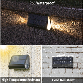 Outdoor LED Solar Garden lights step lights stair lights IPX5 waterproof rating with Independently designed