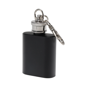 Mini Flasque de Hanche Portable en Acier Inoxydable 30ml avec Porte-Clés - Idéal pour Grossistes