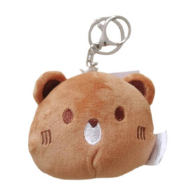 100% polyester bear keychain