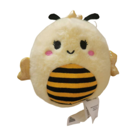 100% polyester bee keychain