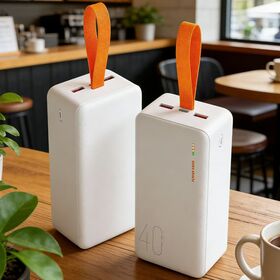 High quality hot sale 40000mah PD22.5w fast charging mobile charger with lanyard big capacity power bank