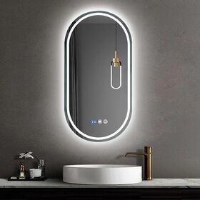 Baño montado en la pared LED compone el espejo