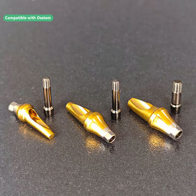 Prosthetic Dental Implant Angled Abutment Titanium Base Pre Angled Component Compatible with OSSTEM