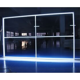 Cadre de cabine de tissu de boîte à lumière de la publicité sans cadre de caisson lumineux de panneau arrière de LED