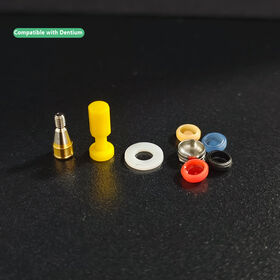 Basis Prostetik Lokator Abutment Titanium Komponen Implan Gigi Kompatibel dengan Sistem Osstem Kecocokan Klinis yang Andal
