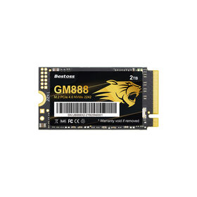 Bestoss M.2 NVMe SSD Disque SSD 2242 Gen 4 PCIe 4.0x4 512GB 1TB 2TB 4TB Jusqu'à 7100 Mo/s Lecture Pour PS5 Ordinateur Portable PC de Bureau Jeu