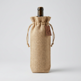 Premium Weinflaschentasche mit gepolstertem Innenraum zum Schutz der Flaschen, Ideal für Weinhändler & Geschenkverpackungen, Elegantes Design, Flaschenträger