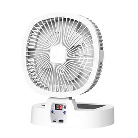 Neuer grenzüberschreitender, solarbetriebener, wiederaufladbarer Outdoor-Ventilator, tragbarer Mini-Camping-Ventilator mit Nachtlicht