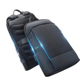 Mochila Unisex USB para Portátil de 15" Antirrobo, Delgada, Ligera e Inteligente para Negocios, Viajes y Universidad