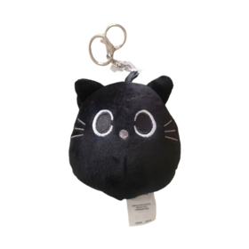 100% polyester cat keychain